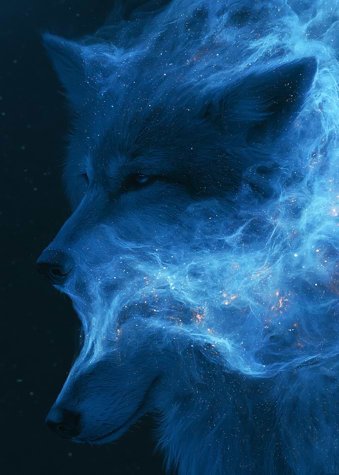 Cosmic Wolf Nebula
