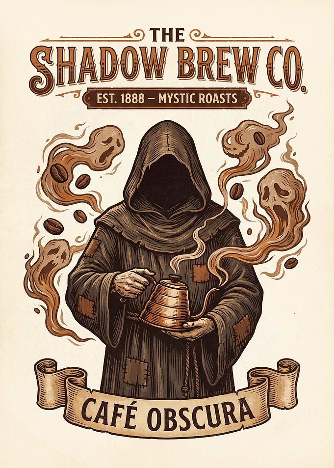 Mysterious Monk Brewing Coffee