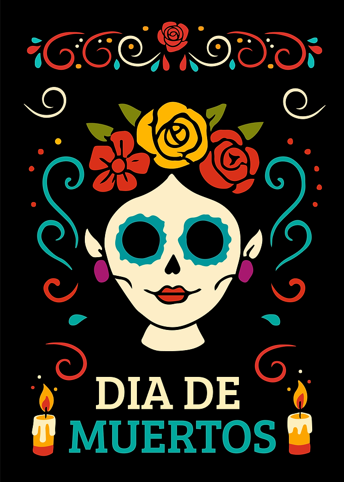 Dia de Muertos Sugar Skull Art