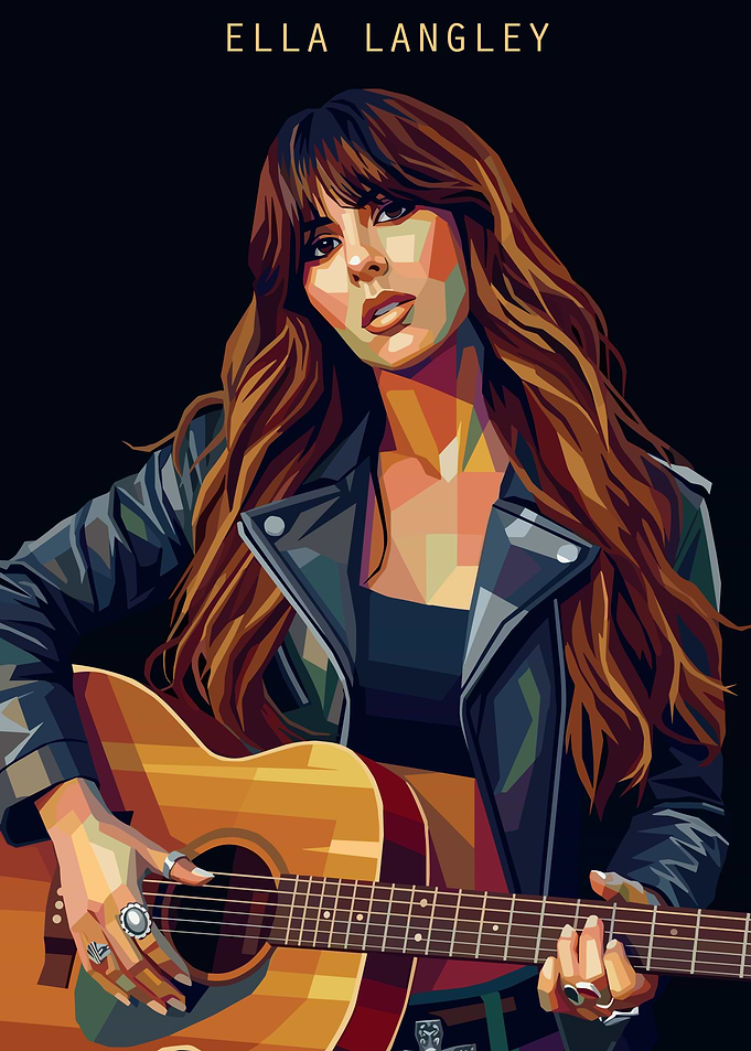 Ella Langley Pop Art Portrait