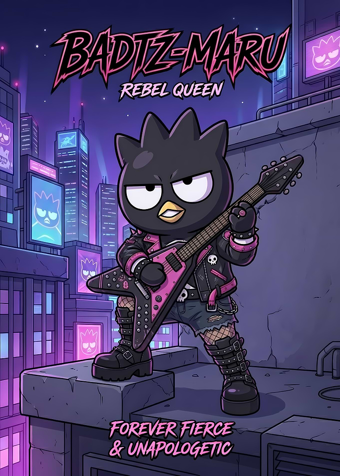 Badtz-Maru Rebel Queen Rocker