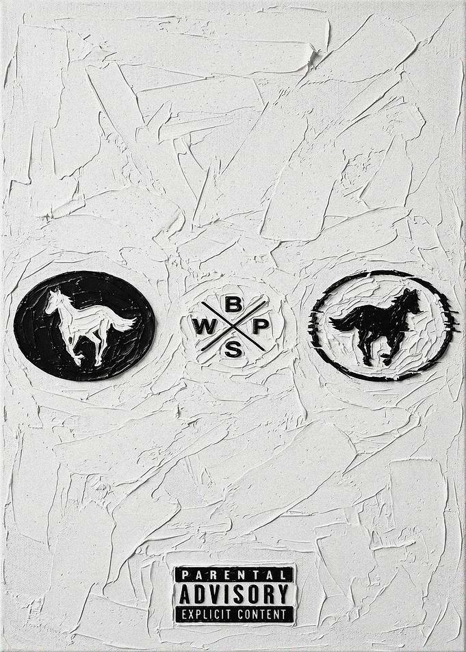 Parental Advisory Horse Emblem Art