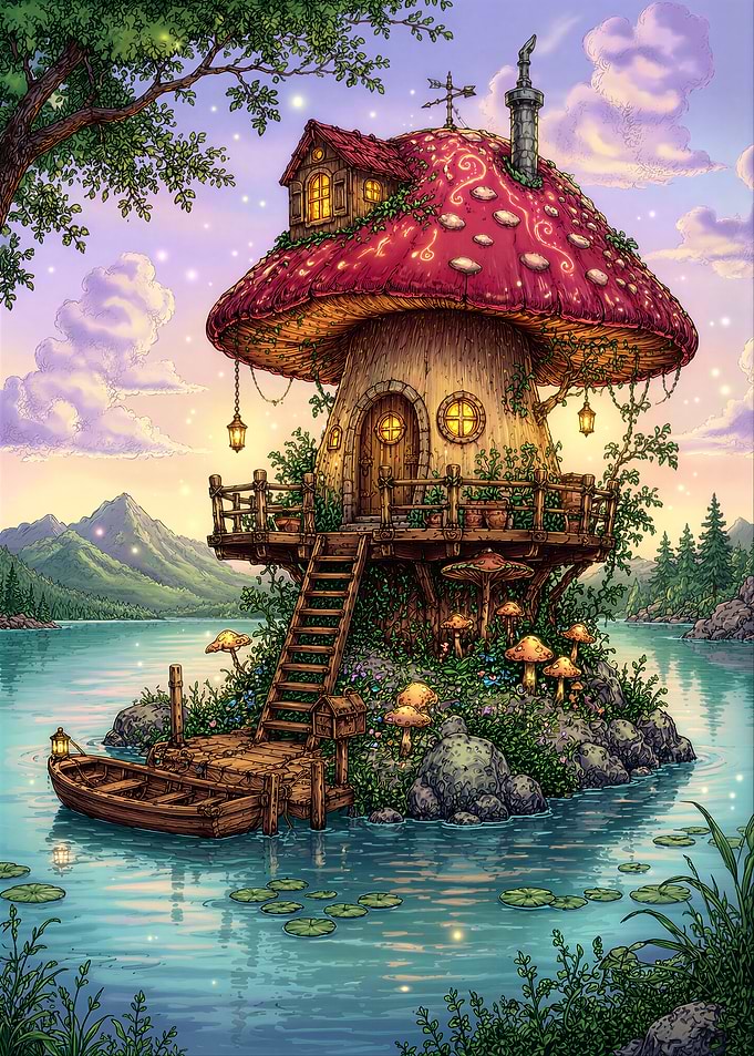 Cozy Mushroom Hideaway