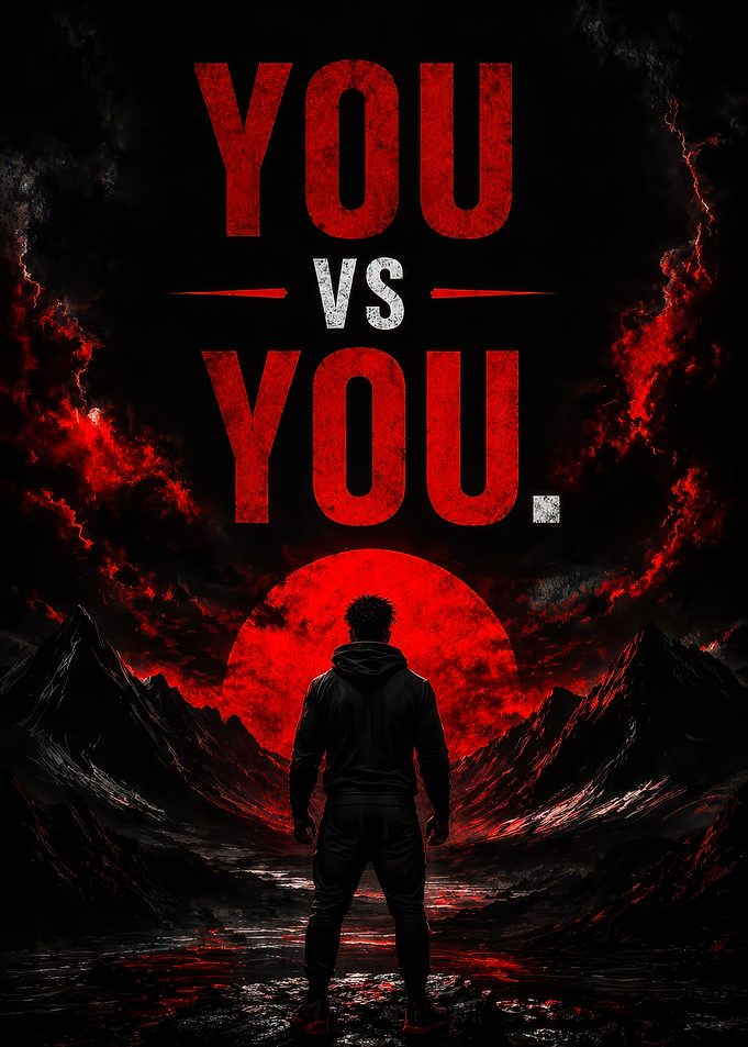 You vs You Motivational Poster