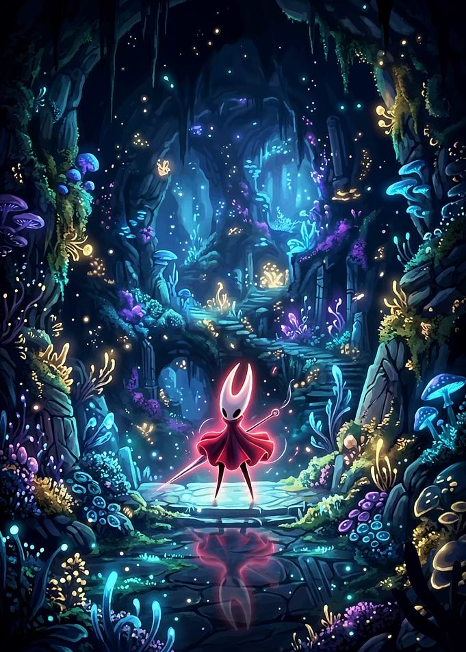 Epic Glow Neon Knight Masterpiece