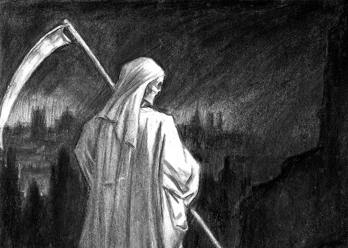 Death Triumphant Illustration by Gustave Moise