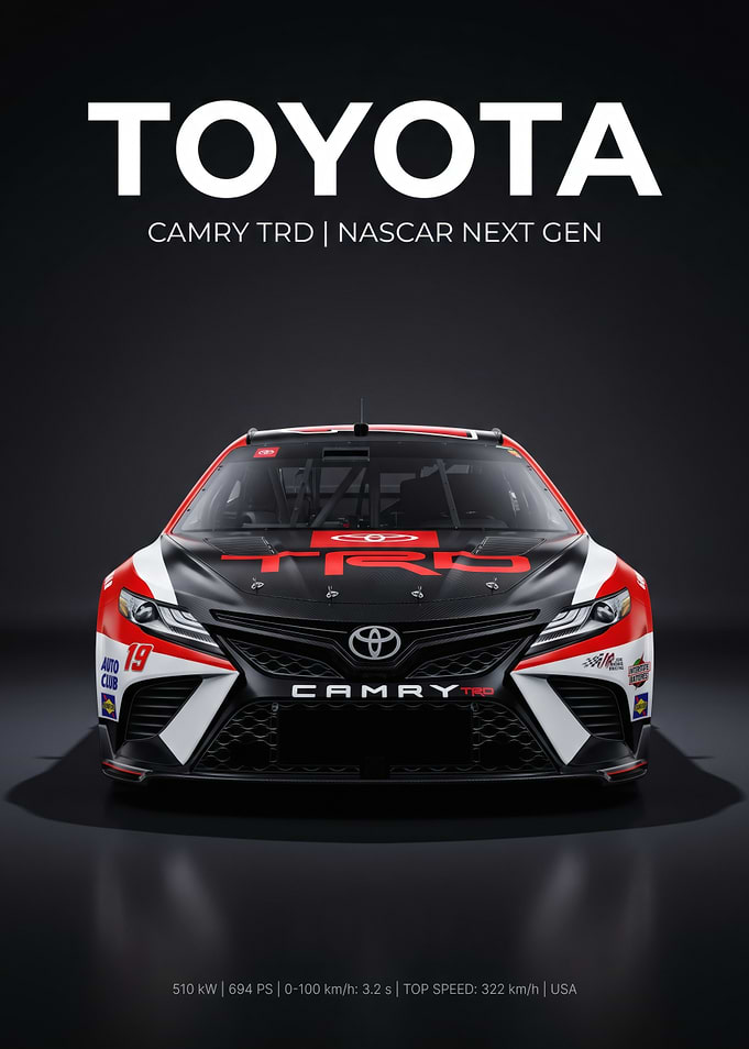 Toyota Camry TRD NASCAR Next Gen Car