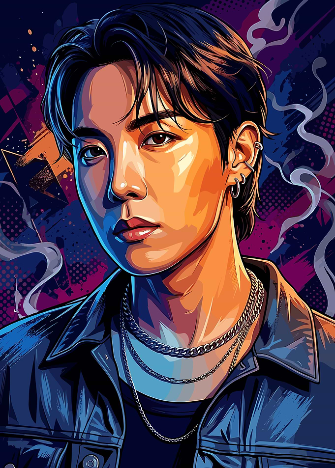 BTS JHope Style Portrait