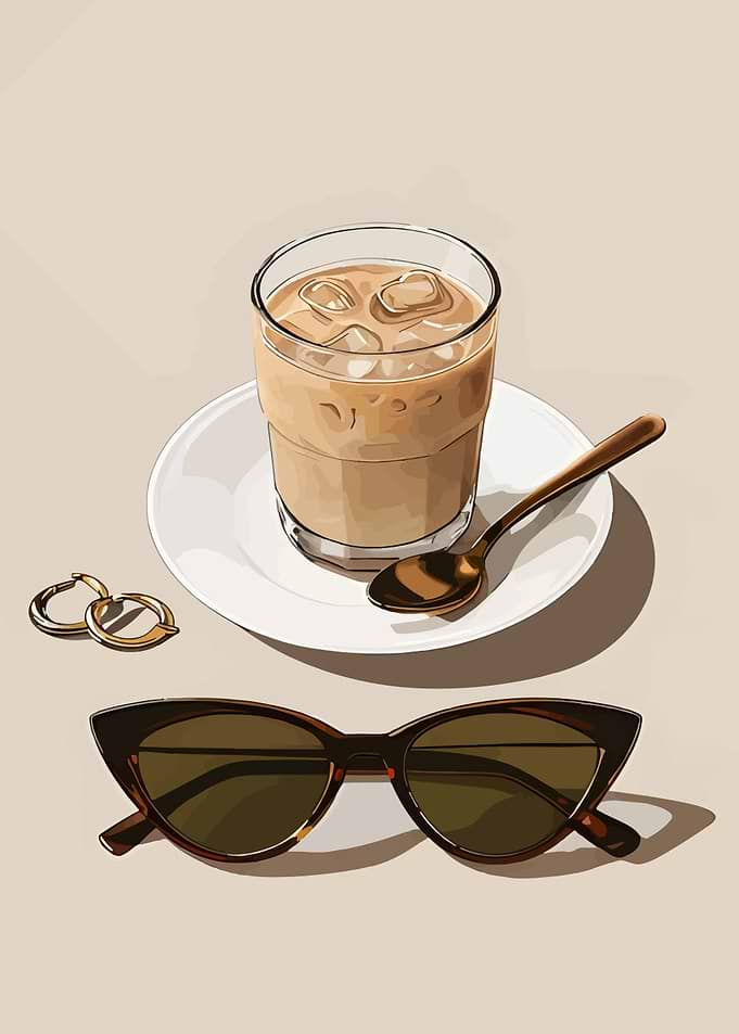 Iced Coffee and Sunglasses