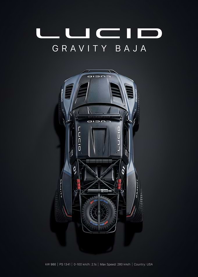 Lucid Gravity Baja Off-Road Vehicle