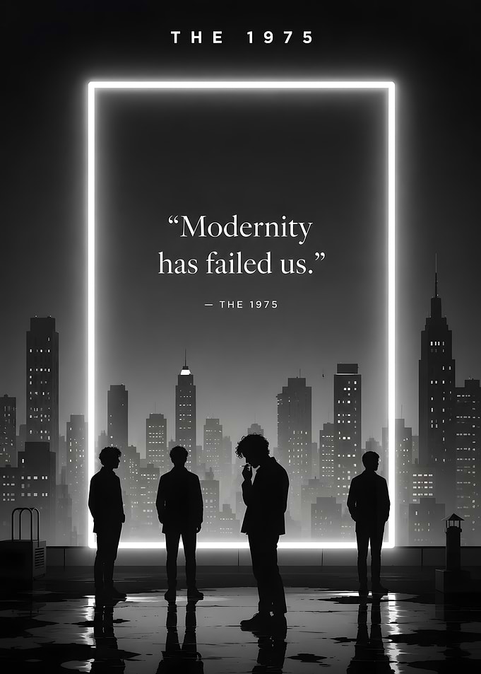 The 1975 Modernity Has Failed Us Poster