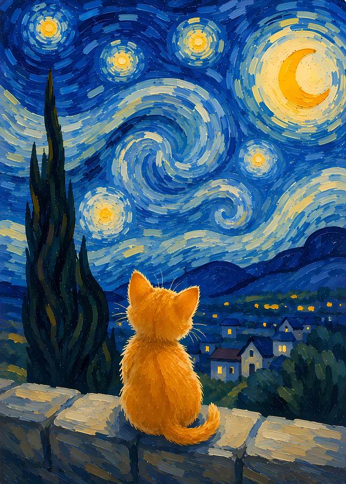 Little Dreamer Under the Starry Sky