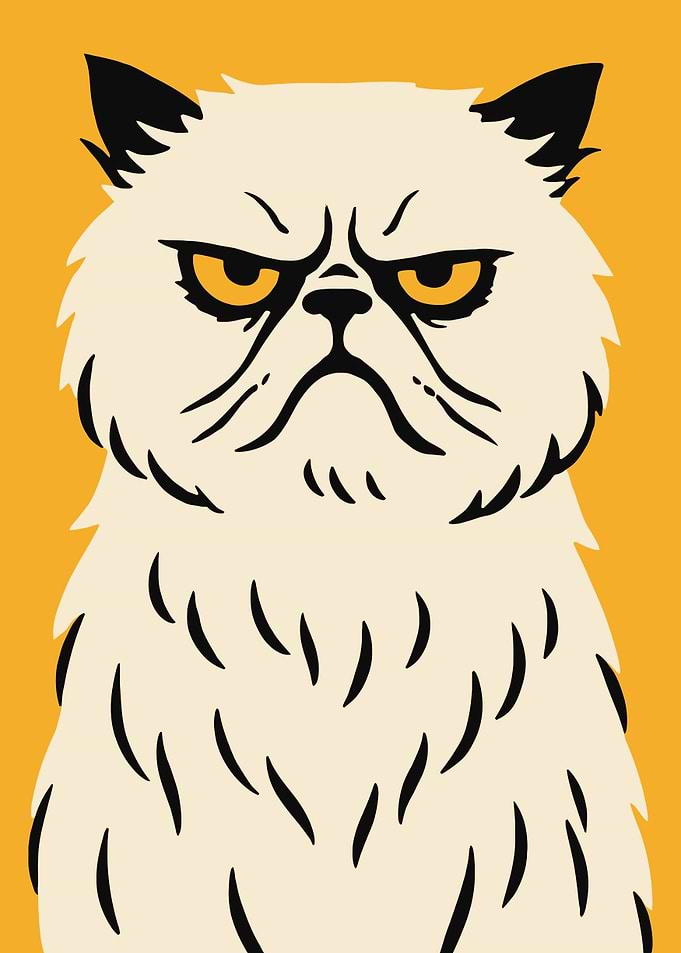 Grumpy Cat Portrait