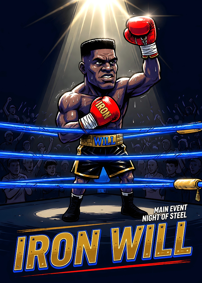 Boxer 'Iron Will' in the Ring