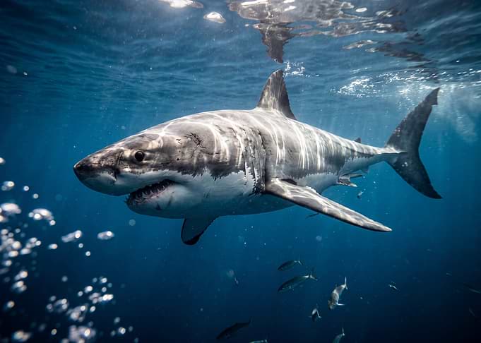 Great White Shark Underwater