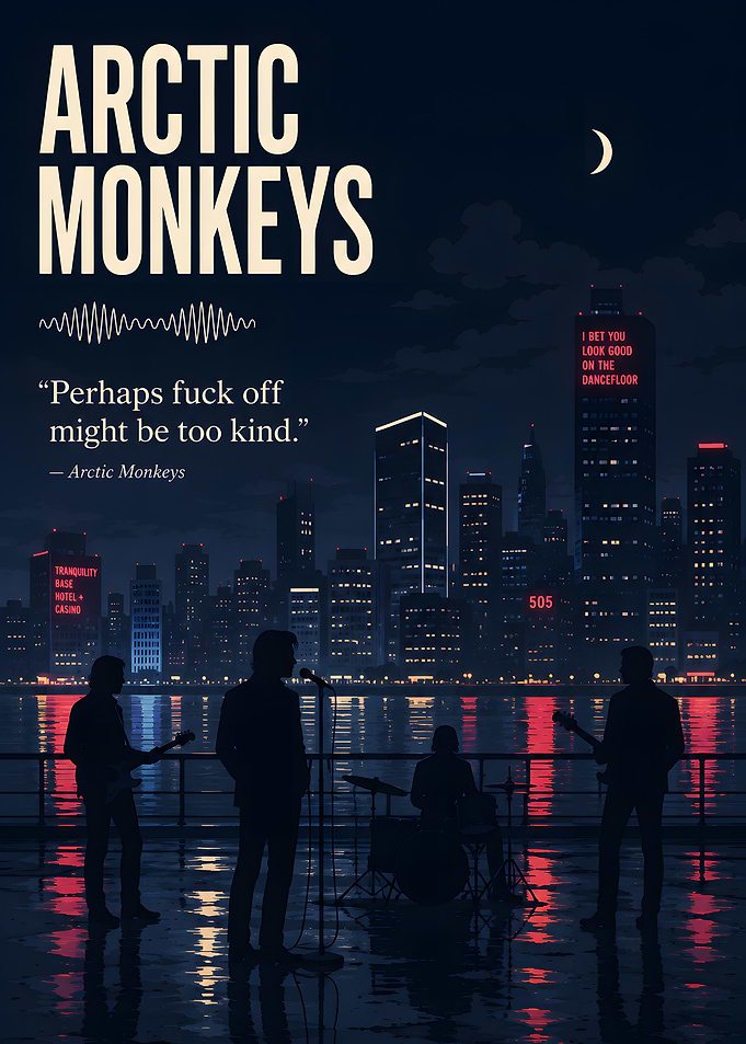 Arctic Monkeys Band Poster