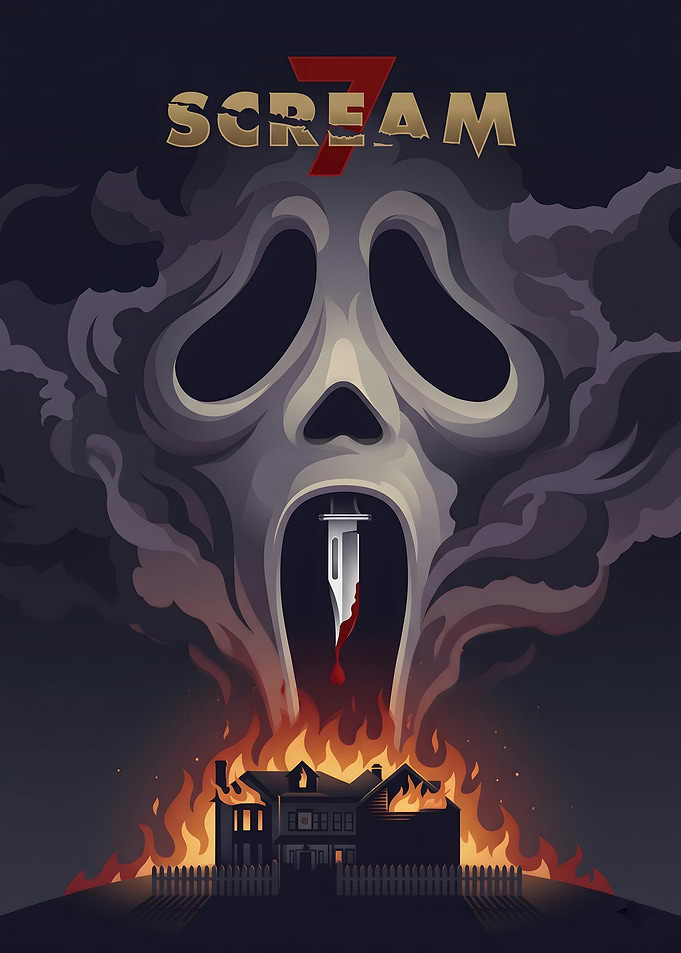 Scream 7 Ghostface House Fire