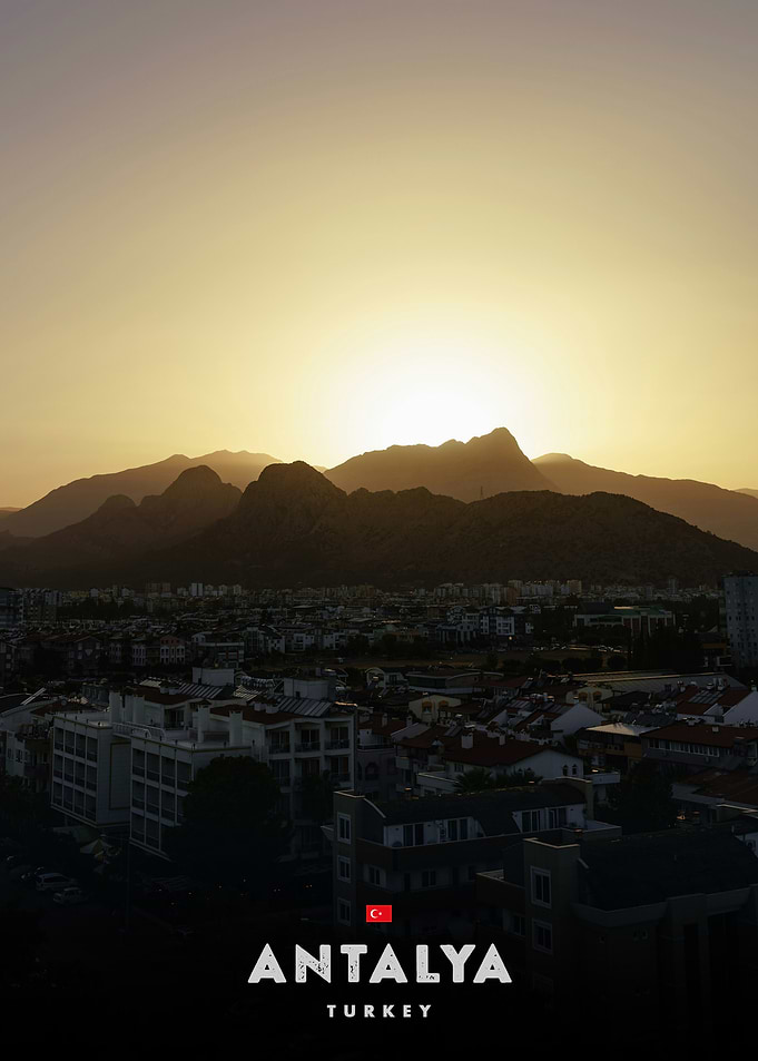 Antalya, Turkey at Sunset
