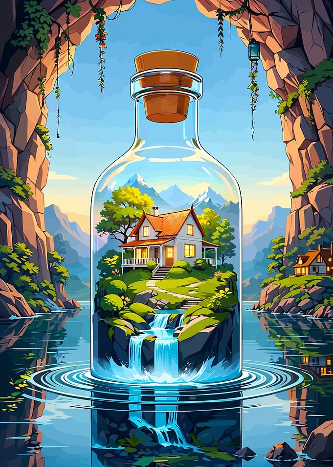 Bottle World Landscape