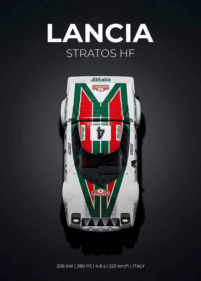Lancia Stratos HF Rally Car