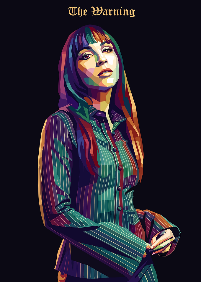 The Warning Pop Art Portrait