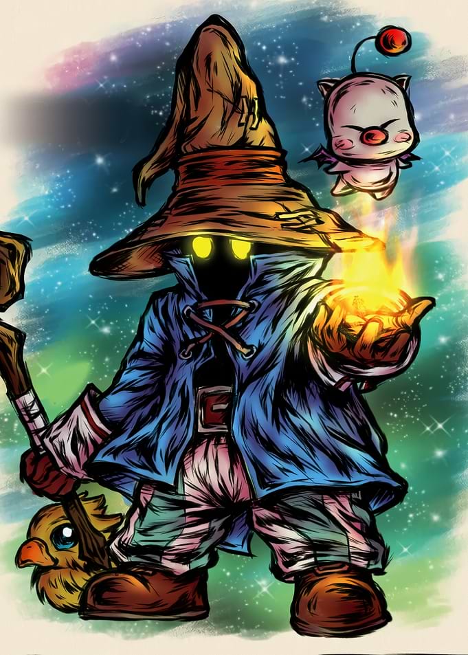 Vivi Ornitier casting a spell