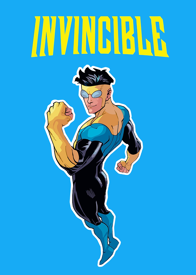 Invincible Superhero Posing