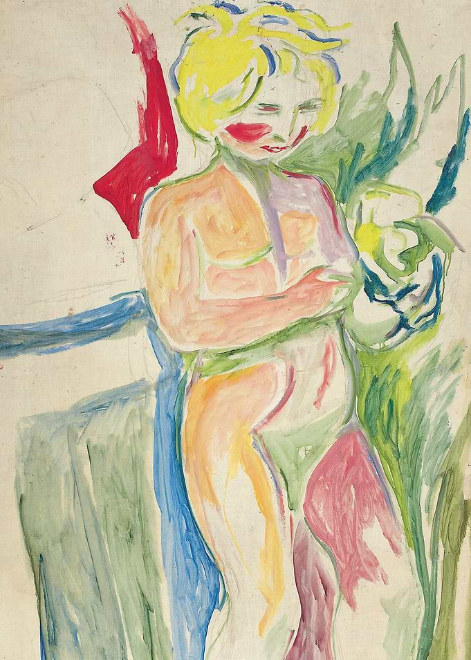 Expressive Nude Figure Painting