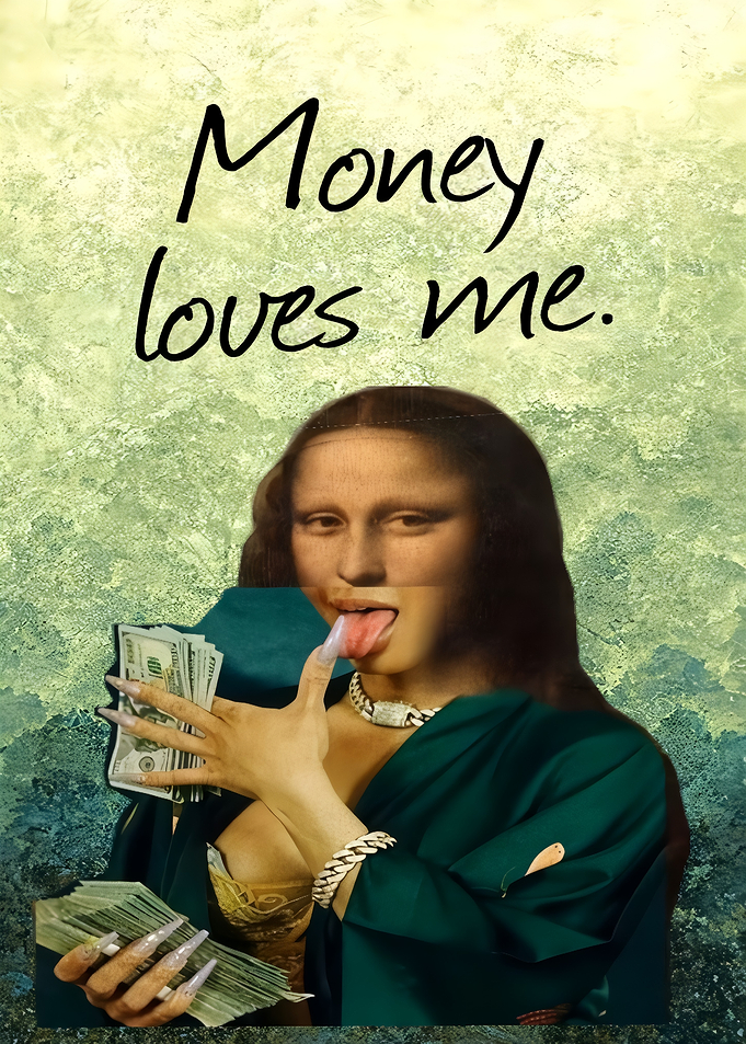 Mona Lisa with Money