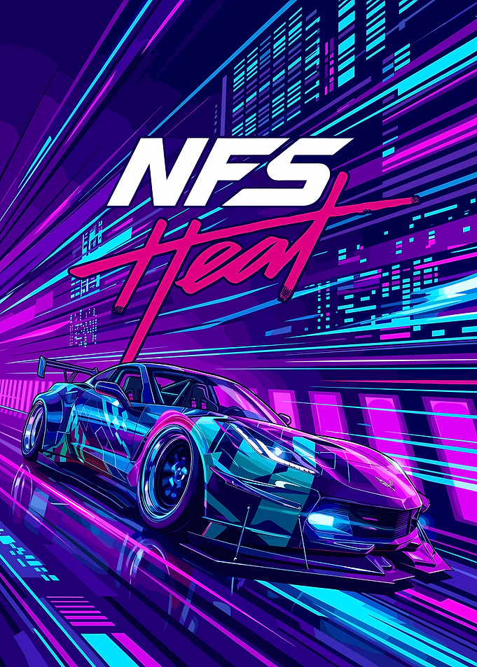 Need for Speed Heat Car Art