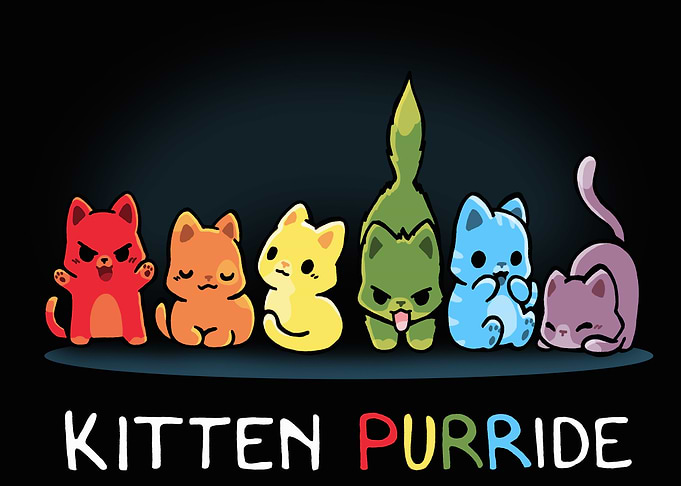 Kitten Purride Rainbow Kittens