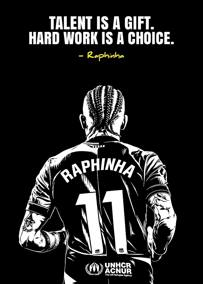 Raphinha Quote and Illustration