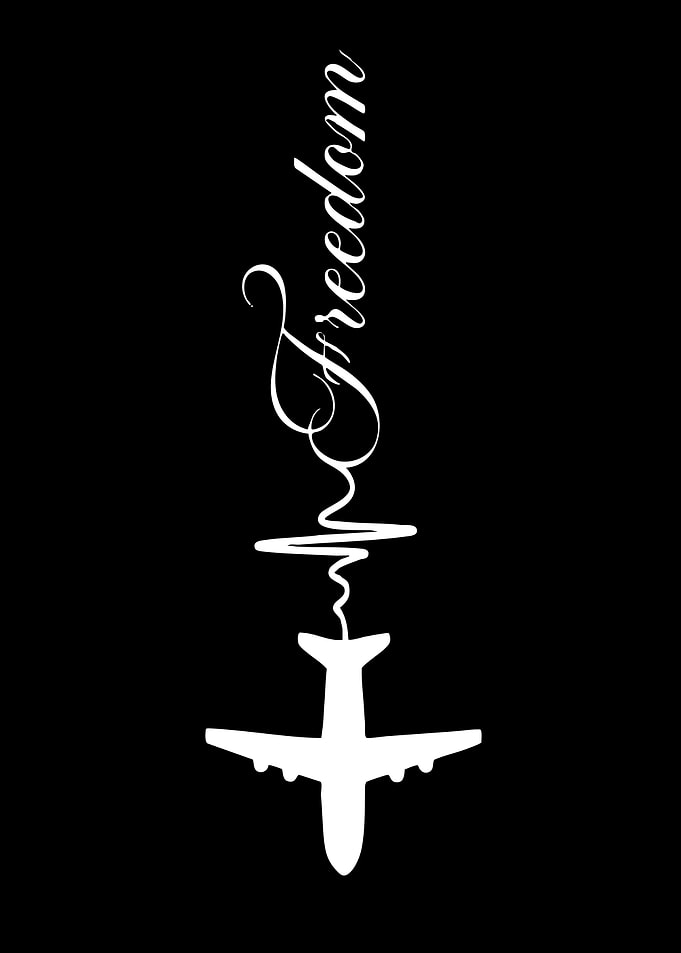 Freedom Airplane Heartbeat