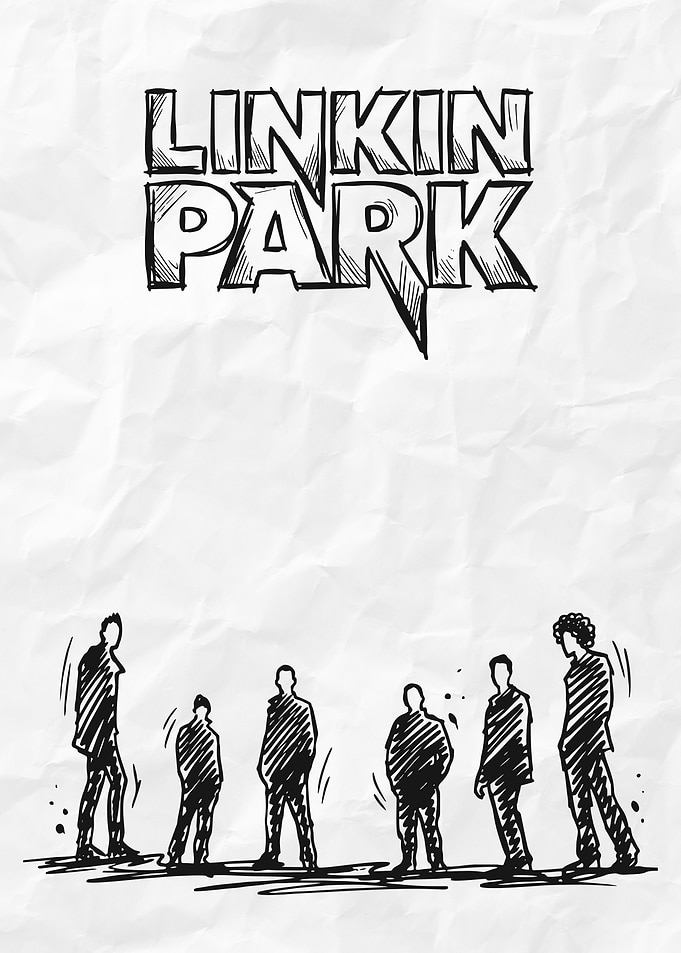 Linkin Park Sketch with Band Members