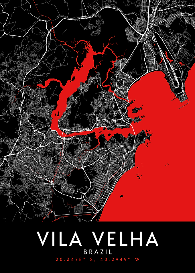 Vila Velha Dark Map