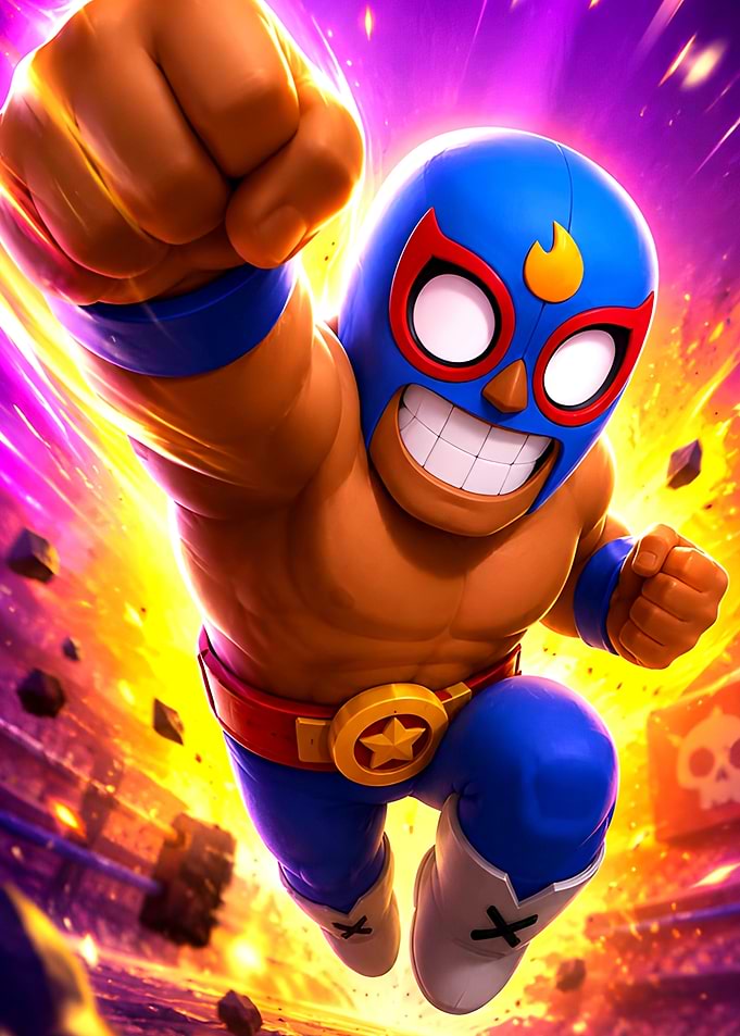 El Primo Brawl Stars Character Art