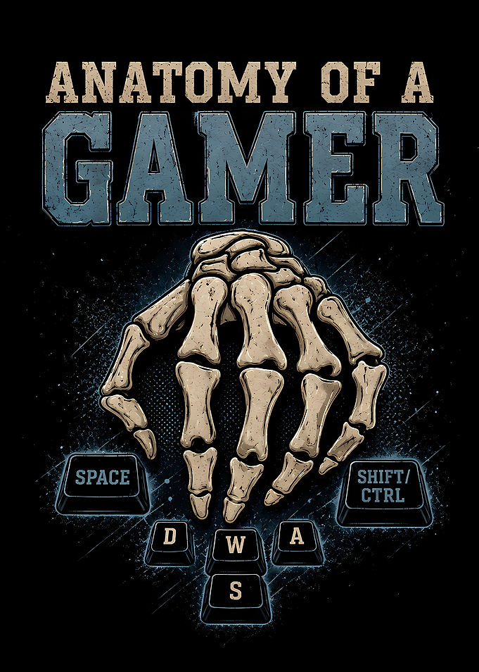 Anatomy of a Gamer Skeleton Hand