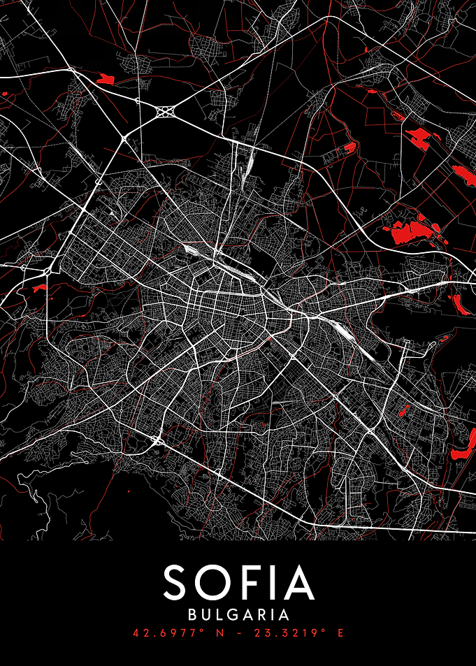 Sofia Dark Map
