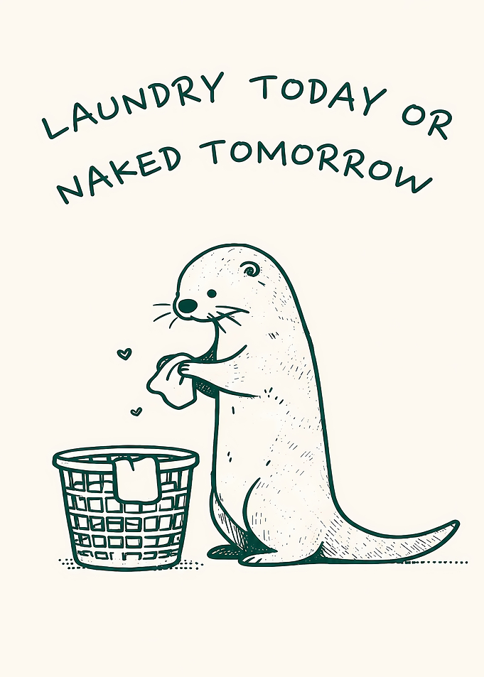 Otter Doing Laundry
