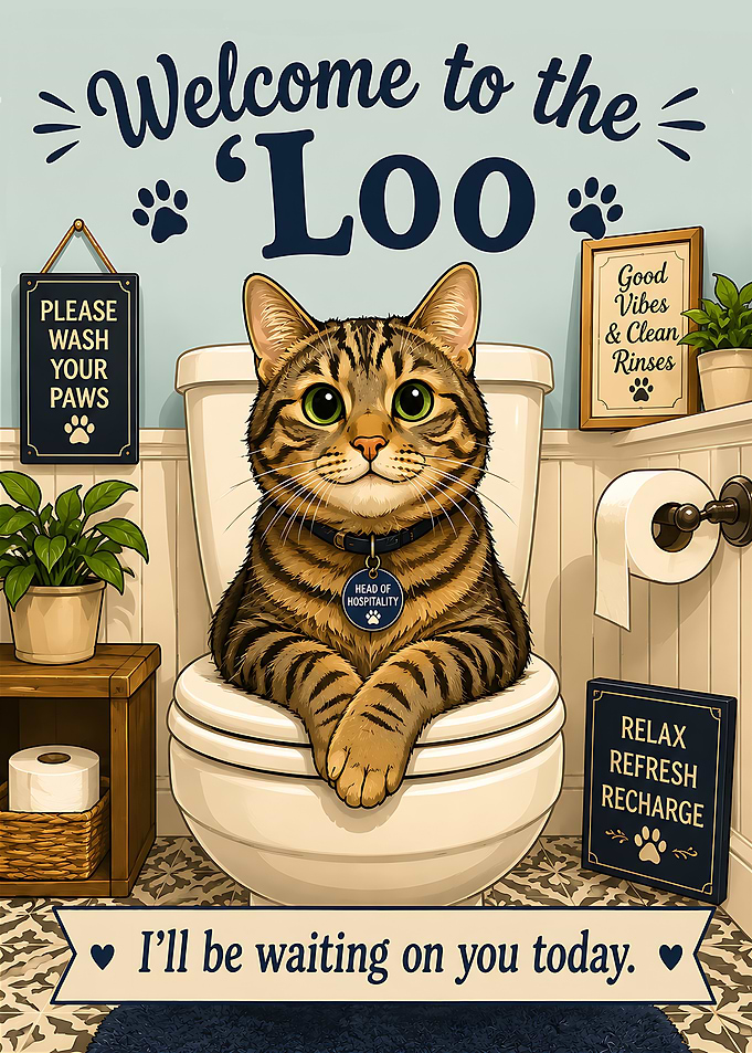 Cat in the Loo