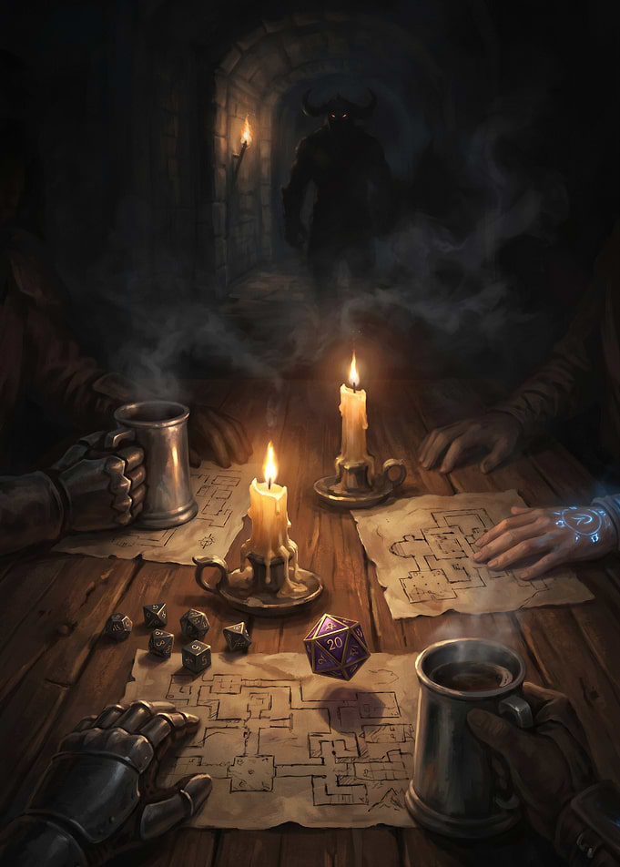 Dungeons and Dragons Tabletop Session
