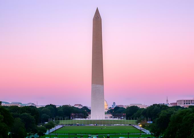 Washington Monument at Dusk