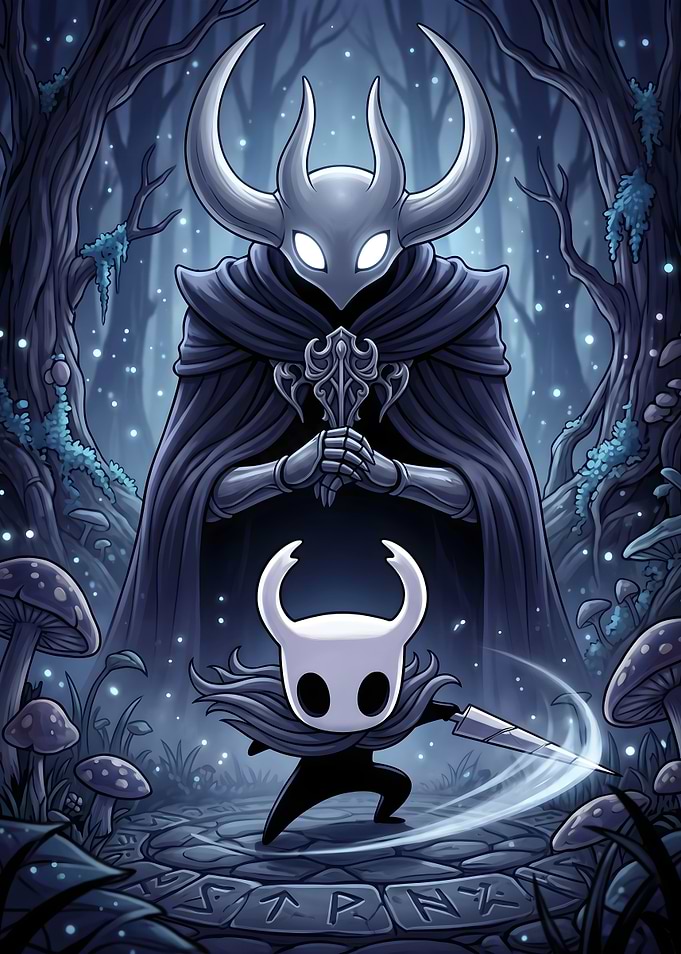 Hollow Knight Characters in Forest