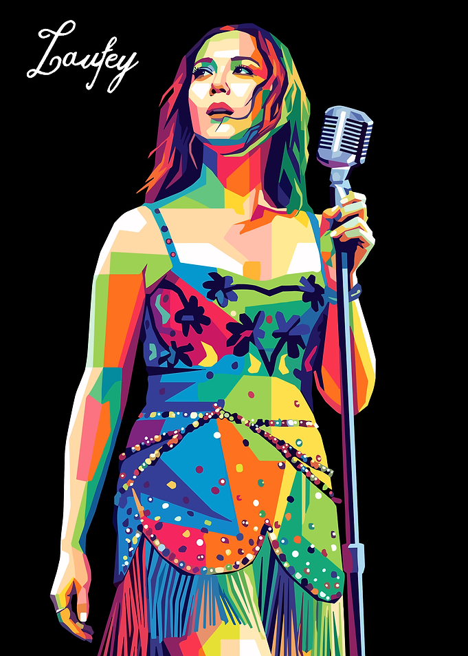 Laufey Pop Art Portrait