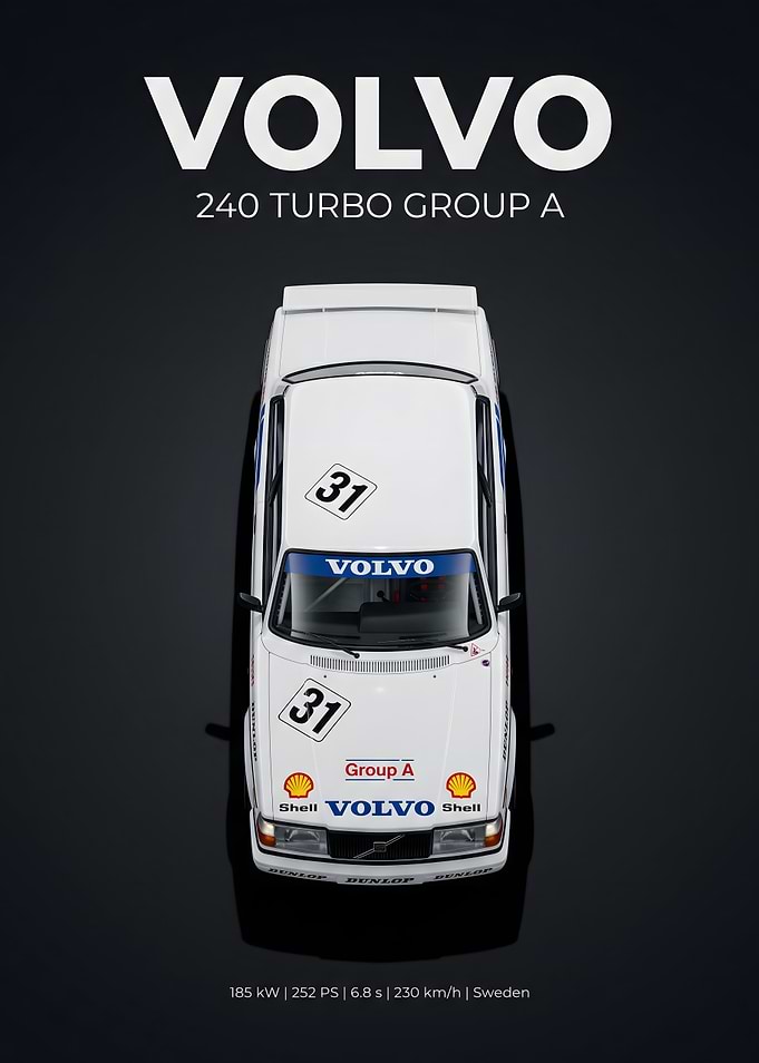 Volvo 240 Turbo Group A Racing Car