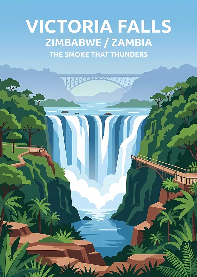 Victoria Falls Poster