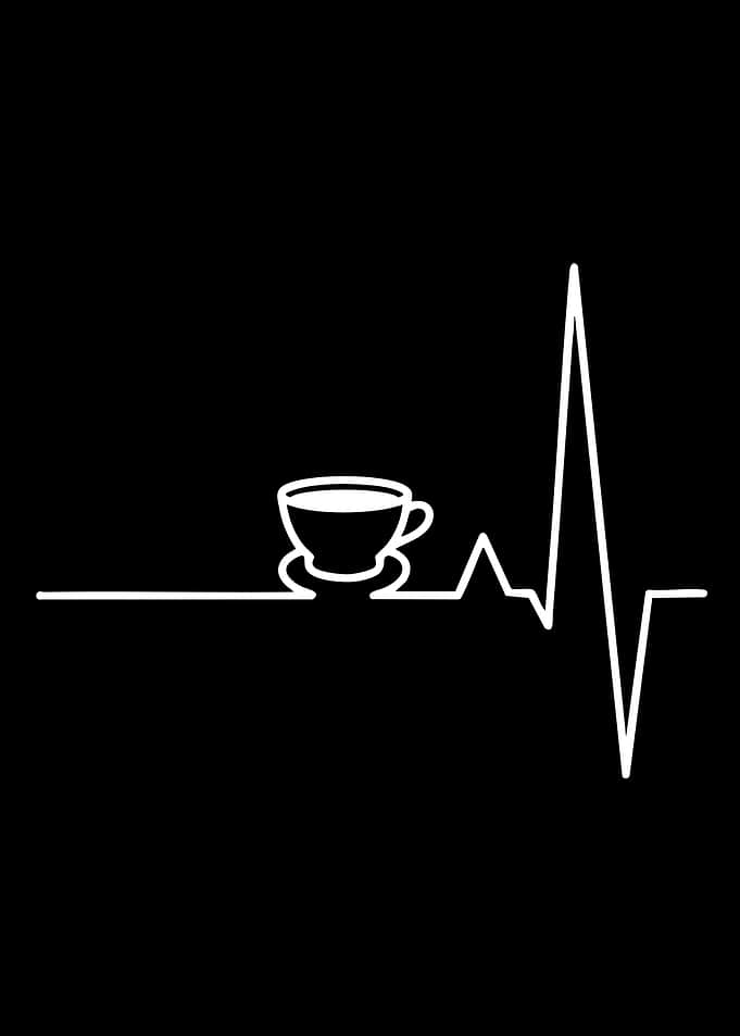 Coffee Heartbeat EKG