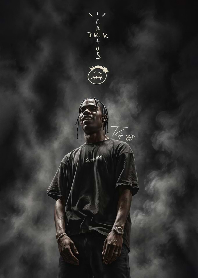 Travis Scott Cactus Jack Portrait