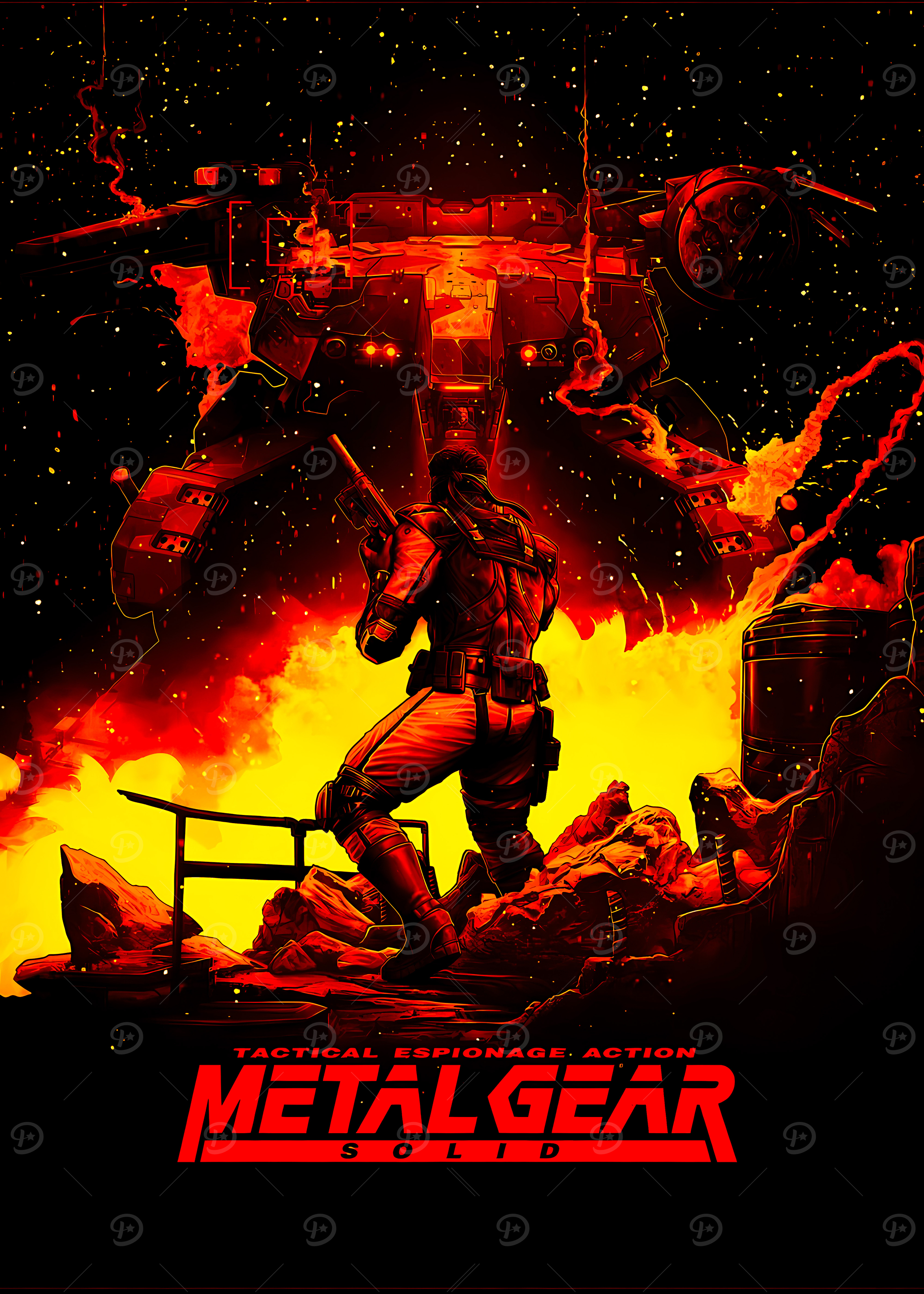 Metal gear 2 solid snake Posters Online - Shop Unique Metal Prints