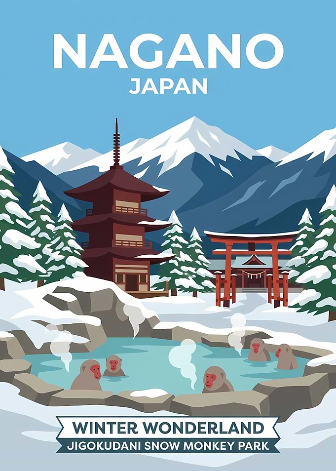 Nagano Winter Wonderland Snow Monkeys